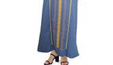 Stripy Blue Traditional Dress (Galabeya)